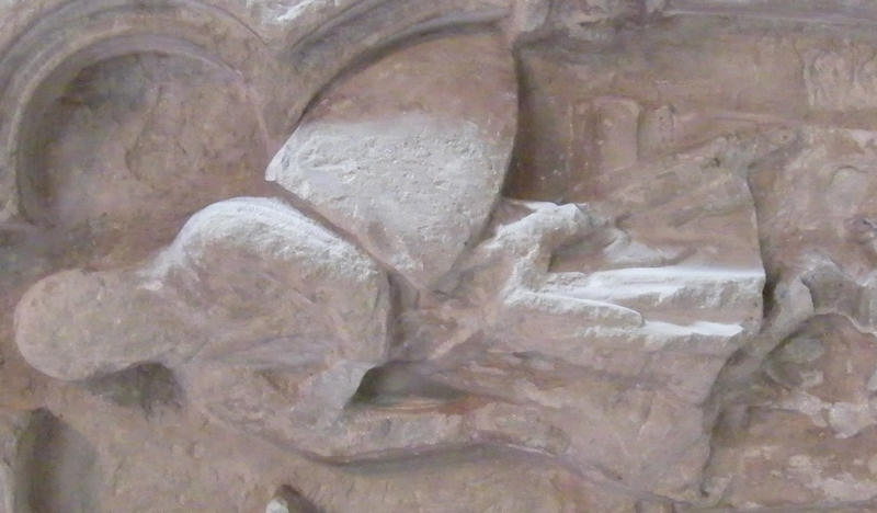 Hereford Cathedral Thomas de Cantilupe 1282 weeper